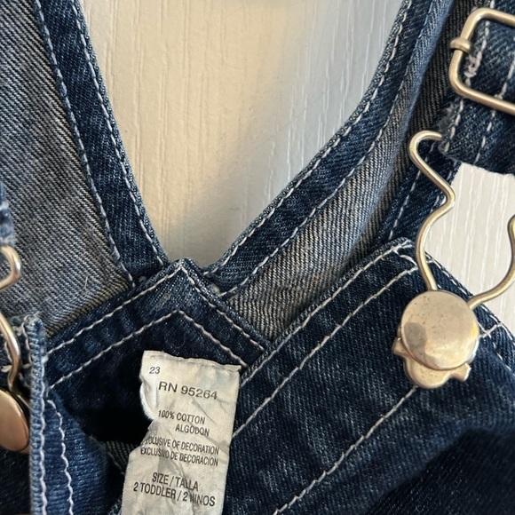 Vintage Dump Truck Denim Short Overalls 2T… - Picture 5 of 5